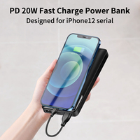 Baseus PD 20W Power Bank 10000mAh przenośna ładowarka zewnętrzna bateria 10000 szybkie ładowanie Powerbank dla iPhone Xiaomi mi Poverbank 2